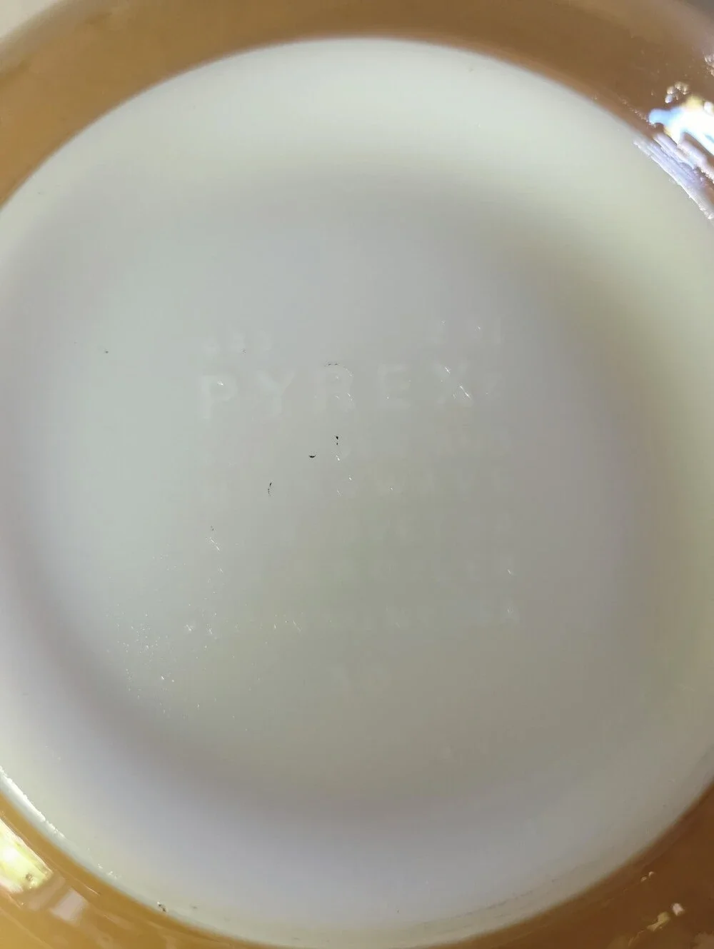 Vintage PYREX Woodland Tan Brown Cinderella Nesting Mixing Bowl Set #442 #443